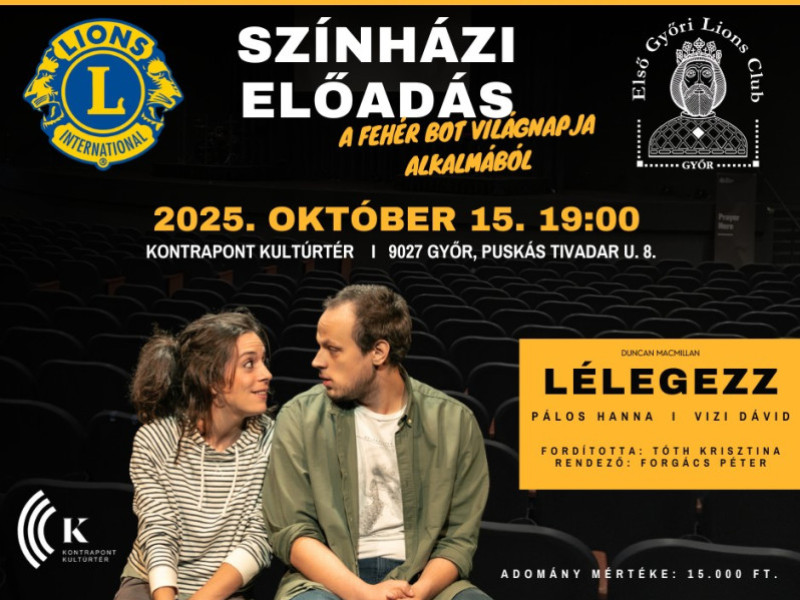 Színházi előadás a Fehér Bot Világnapján!